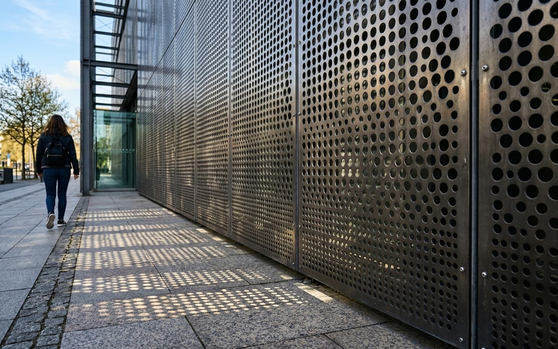 Perfore (Delikli) Metal Cephe
